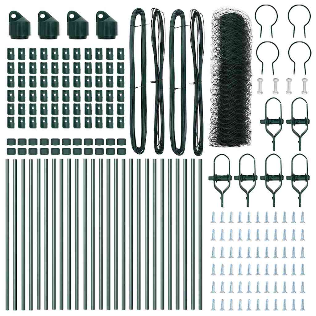 Palo della recinzione Verde 50 x 0,4 m (rete 36 mm)