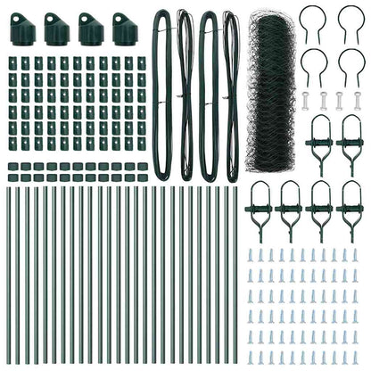 Palo della recinzione Verde 50 x 0,4 m (rete 36 mm)