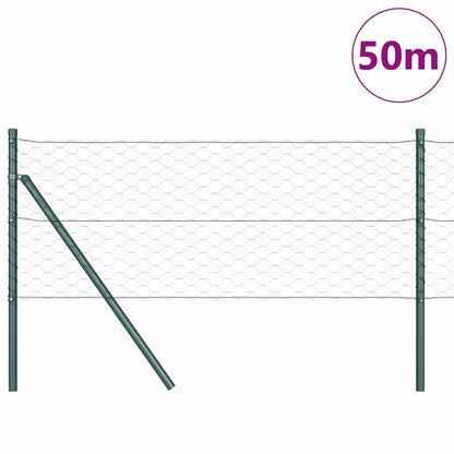 Palo della recinzione Verde 50 x 0,6 m (rete a maglia 50 mm)