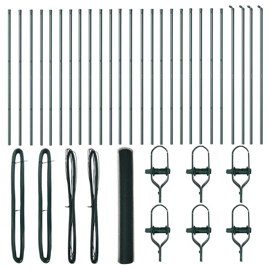 Palo della recinzione Verde 50 x 1,2 m (25 mm rete)