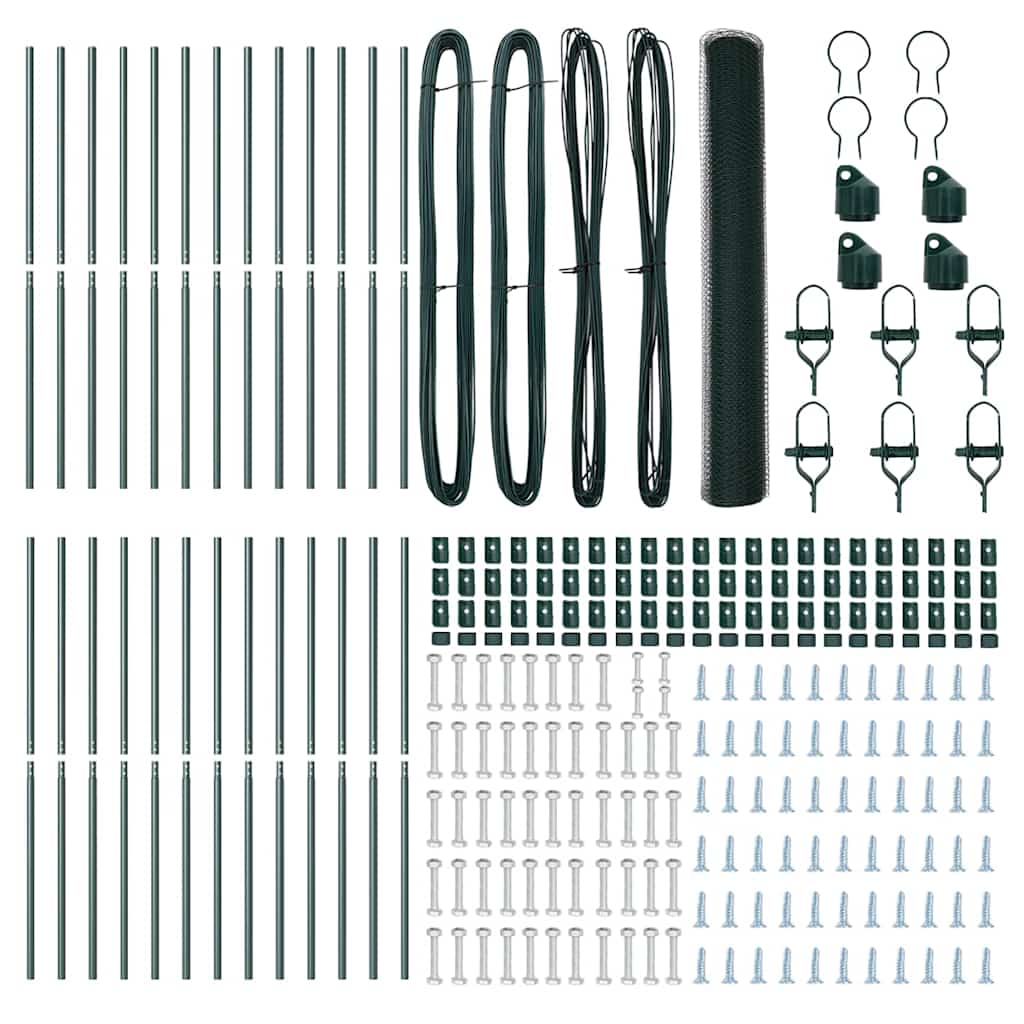 Palo della recinzione Verde 50 x 1,2 m (25 mm rete)