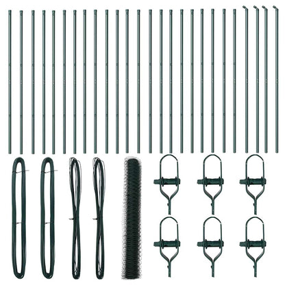 Palo della recinzione Verde 50 x 1,2 m (rete da 36 mm)