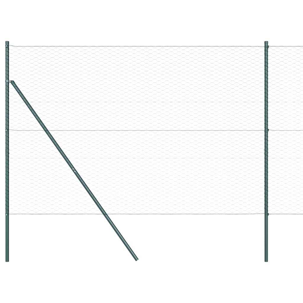 Palo della recinzione Verde 50 x 1,5 m (maglia 36 mm)