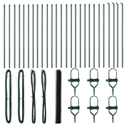 Palo della recinzione Verde 50 x 1,5 m (maglia 36 mm)