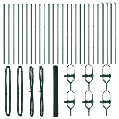 Palo della recinzione Verde 50 x 1,6 m (rete da 13 mm)