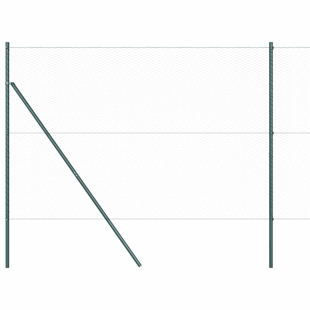 Palo della recinzione Verde 50 x 1,6 m (rete da 25 mm)