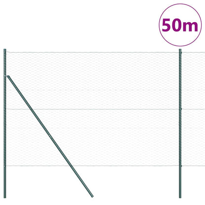 Palo della recinzione Verde 50 x 1,6 m (36 mm rete)
