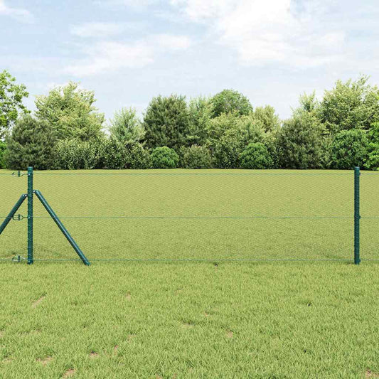 Palo della recinzione Verde 100 x 0,4 m (maglia di 13 mm)