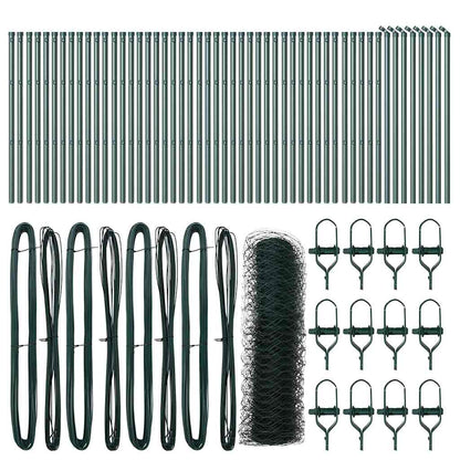 Palo della recinzione Verde 100 x 0,4 m (rete da 36 mm)