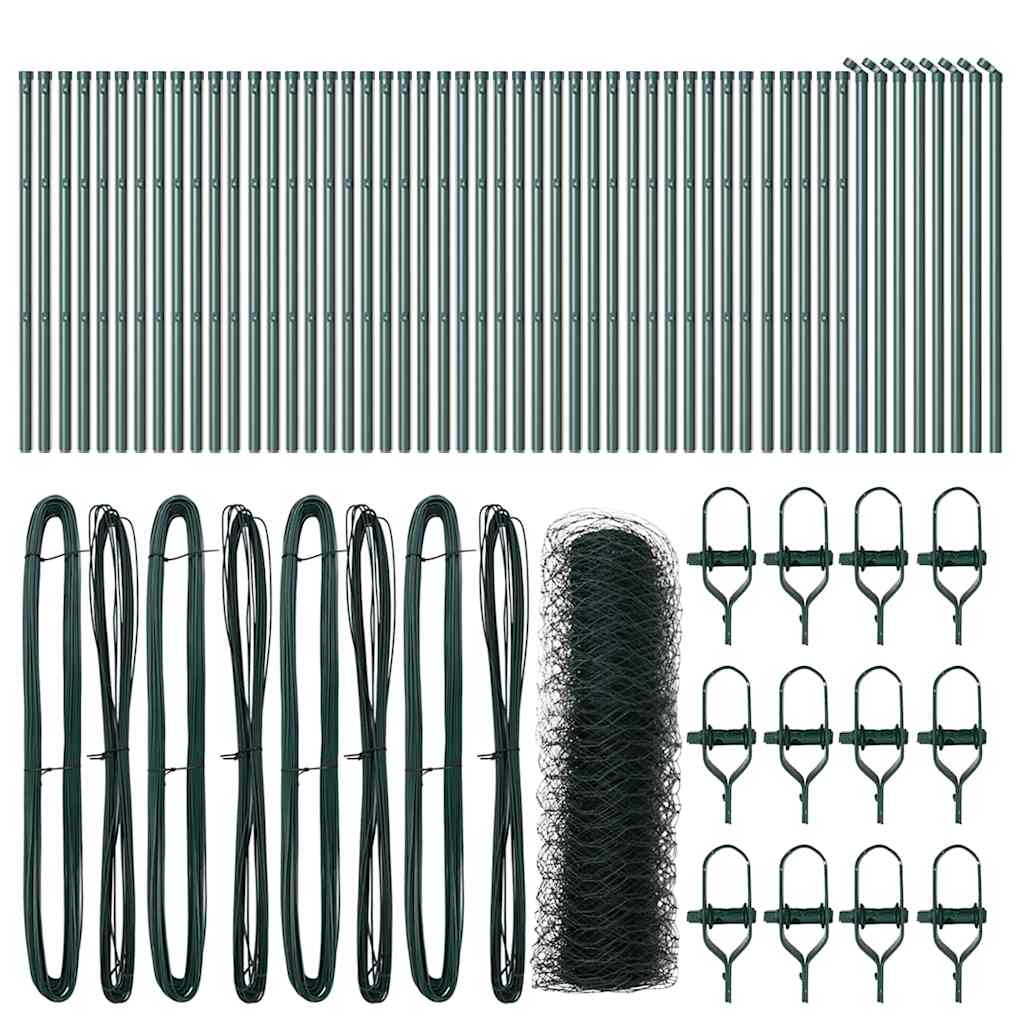 Palo della recinzione Verde 100 x 0,6 m (rete da 50 mm)