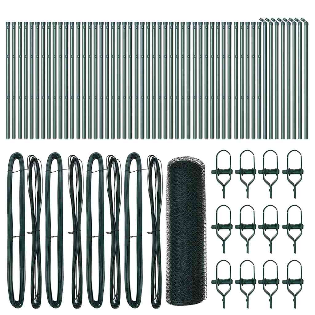 Palo della recinzione Verde 100 x 0,8 m (mesh da 13 mm)