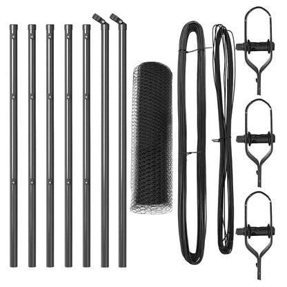 Palo della recinzione Grigio 10 x 0,6 m (rete 13 mm)