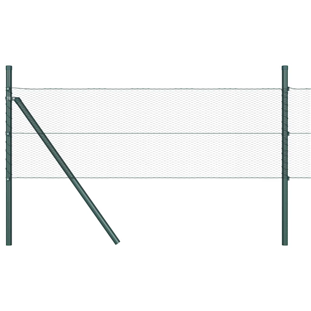 Palo della recinzione Grigio 50 x 0,6 m (rete da 13 mm)