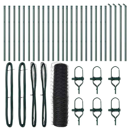 Palo della recinzione Grigio 50 x 0,8 m (maglia da 50 mm)