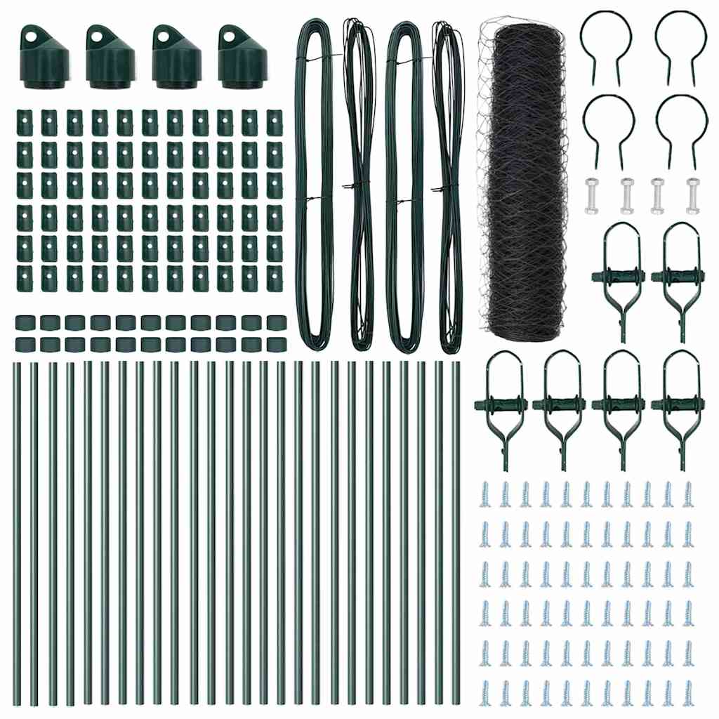 Palo della recinzione Grigio 50 x 0,8 m (maglia da 50 mm)