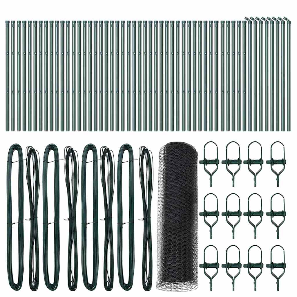 Palo della recinzione Grigio 100 x 0,4 m (rete da 25 mm)