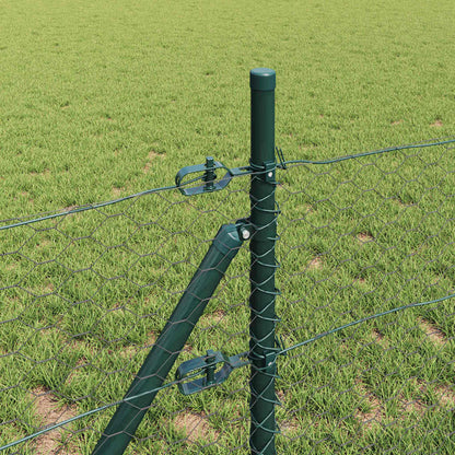 Palo della recinzione Grigio 100 x 0,6 m (rete 36 mm)