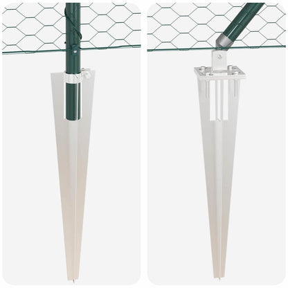 Palo della recinzione Verde 25 x 1,4 m (maglia da 36 mm)