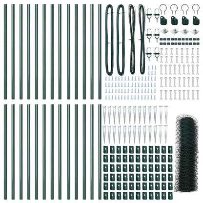 Palo della recinzione Verde 50 x 0,6 m (rete a maglia 50 mm)