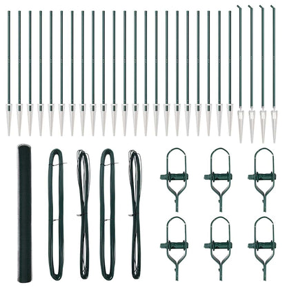 Recinzione in rete saldata con punte 50 x 1,5 m (L x H)