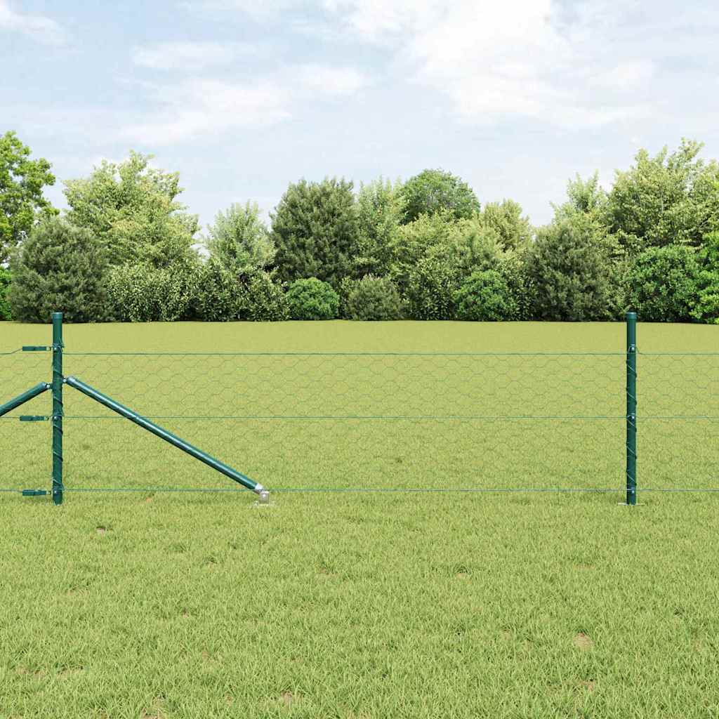 Recinzione in rete saldata con punte 100 x 0,4 m (L x H)