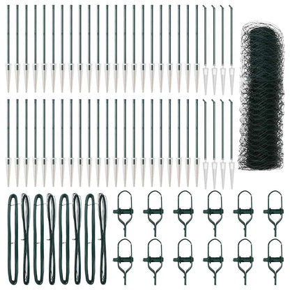 Recinzione in rete saldata con punte 100 x 0,6 m (L x H)