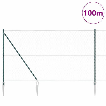 Recinzione in rete saldata con punte 100 x 1,6 m (L x H)
