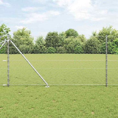 Recinzione in rete saldata con punte 10 x 1 m (L x H)