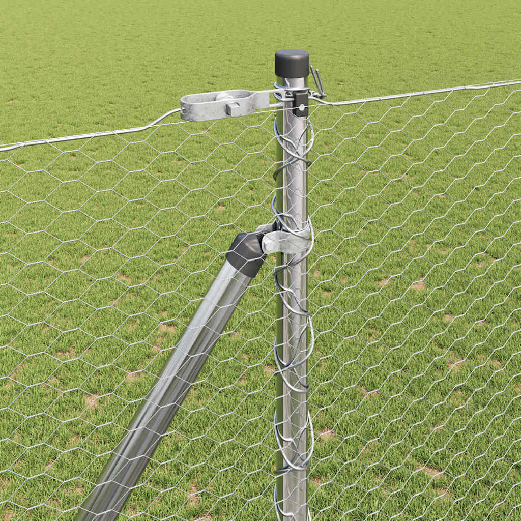 Recinzione in rete saldata con punte 10 x 1,6 m (L x A)