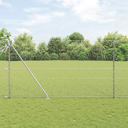 Recinzione in rete saldata con punte 10 x 1,6 m (L x A)