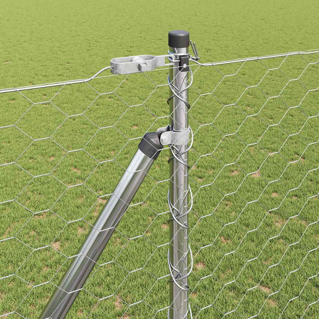 Recinzione in rete saldata con punte 10 x 1,6 m (L x A)