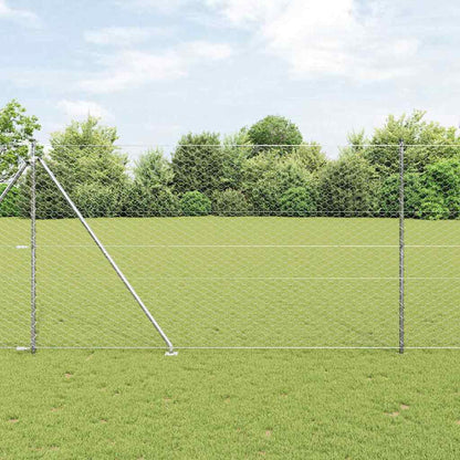 Recinzione in rete saldata con punte 10 x 1,6 m (L x A)