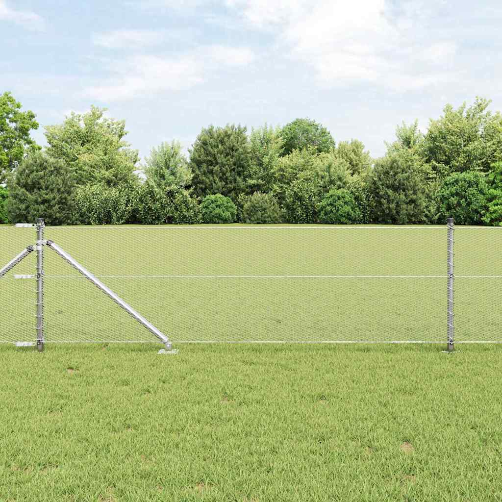 Recinzione in rete saldata con punte 25 x 0,6 m (P x H)