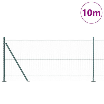 Palo della recinzione Verde 10 x 0,8 m (rete da 25 mm)