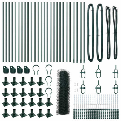 Palo della recinzione Verde 50 x 0,4 m (rete 36 mm)