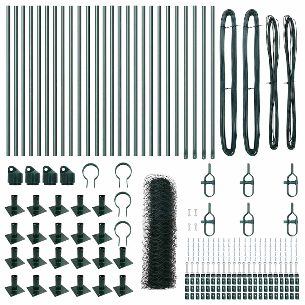 Palo della recinzione Verde 50 x 0,6 m (rete a maglia 50 mm)