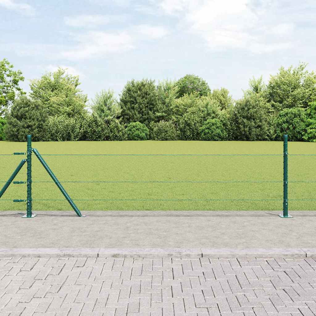 Palo della recinzione Verde 100 x 0,4 m (maglia di 13 mm)