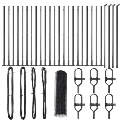 Palo della recinzione Grigio 50 x 0,6 m (rete da 13 mm)