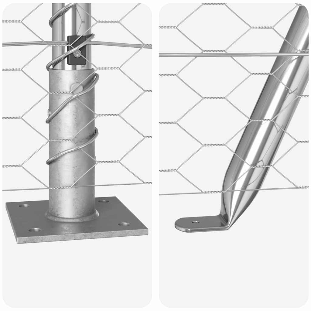 Palo della recinzione Argento | homemem39