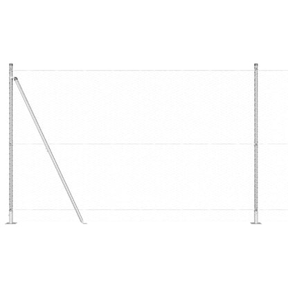 Palo della recinzione Argento 25 x 1,5 m (rete da 25 mm)