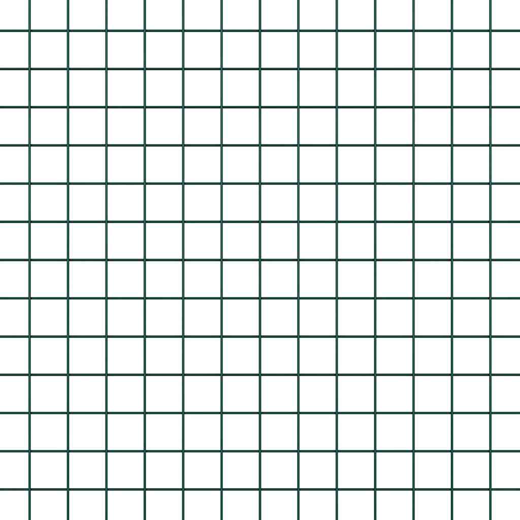 Palo della recinzione Verde 25 x 0,5 m (maglia 19 x 19 mm)