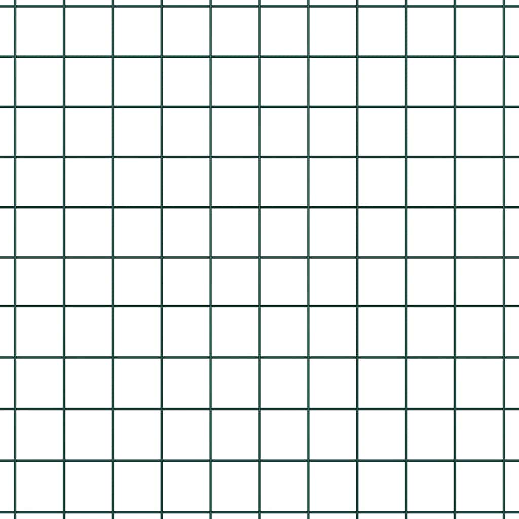 Palo della recinzione Verde 50 x 0,6 m (rete 25 x 25 mm)