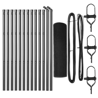 Palo della recinzione Grigio 25 x 0,6 m (mesh 16 x 16 mm)