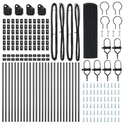 Palo della recinzione Grigio 50 x 0,6 m (rete 16 x 16 mm)