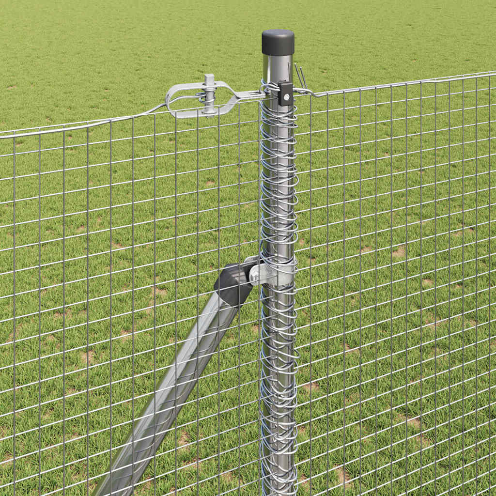 Recinzione in rete saldata con punte 10 x 1,5 m (L x H)