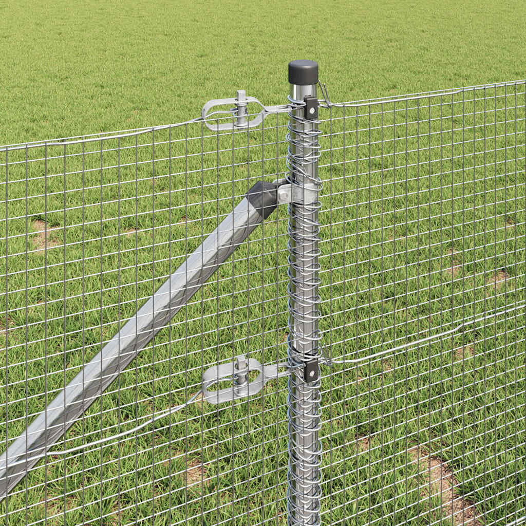 Recinzione in filo saldato per esterni con punte 100 x 0,4 m