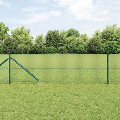Recinzione in filo saldato per esterni con punte 10 x 0,6 m