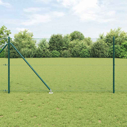 Recinzione in rete saldata con punte Acciaio e PVC Verde Rete | homemem39