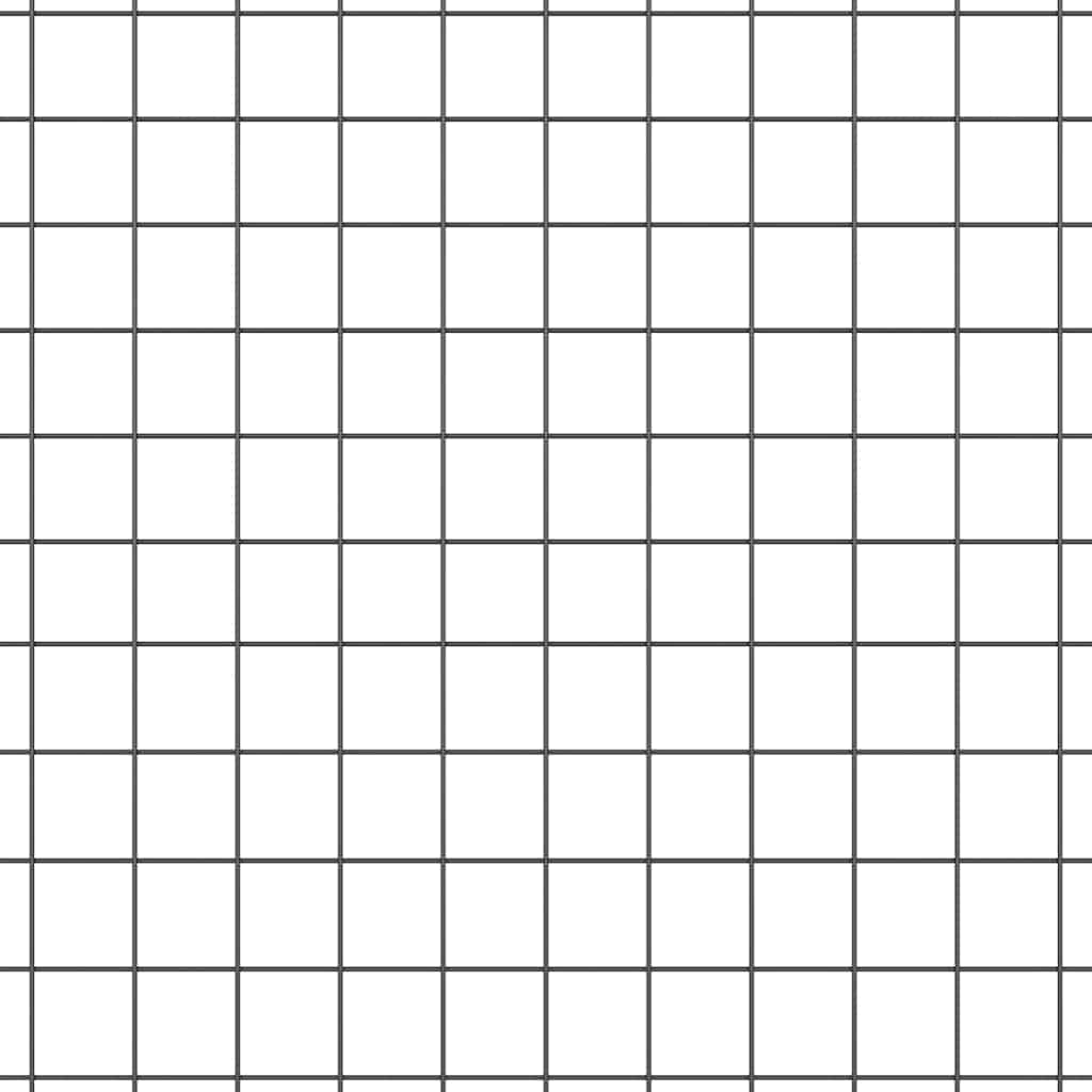 Recinzione in rete saldata con punte Acciaio e PVC Grigio Rete | homemem39