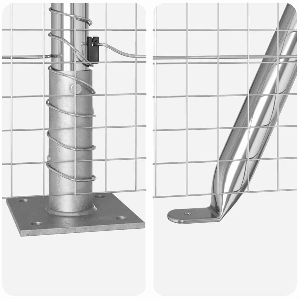 Palo della recinzione Argento | homemem39